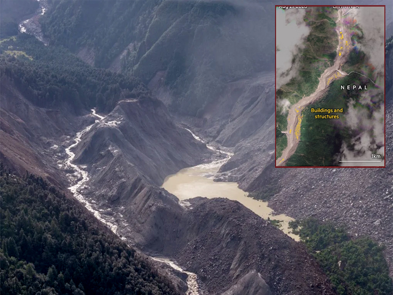 Nepal Floods China Warning