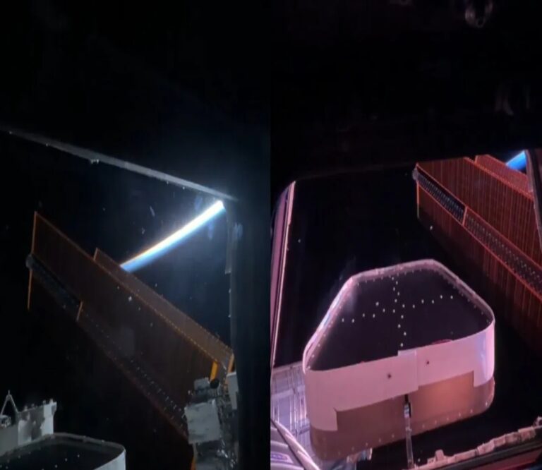 Astronaut ISS Morning View