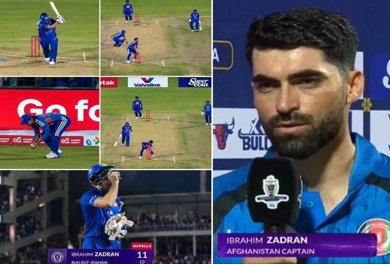 ibrahim zadran run out