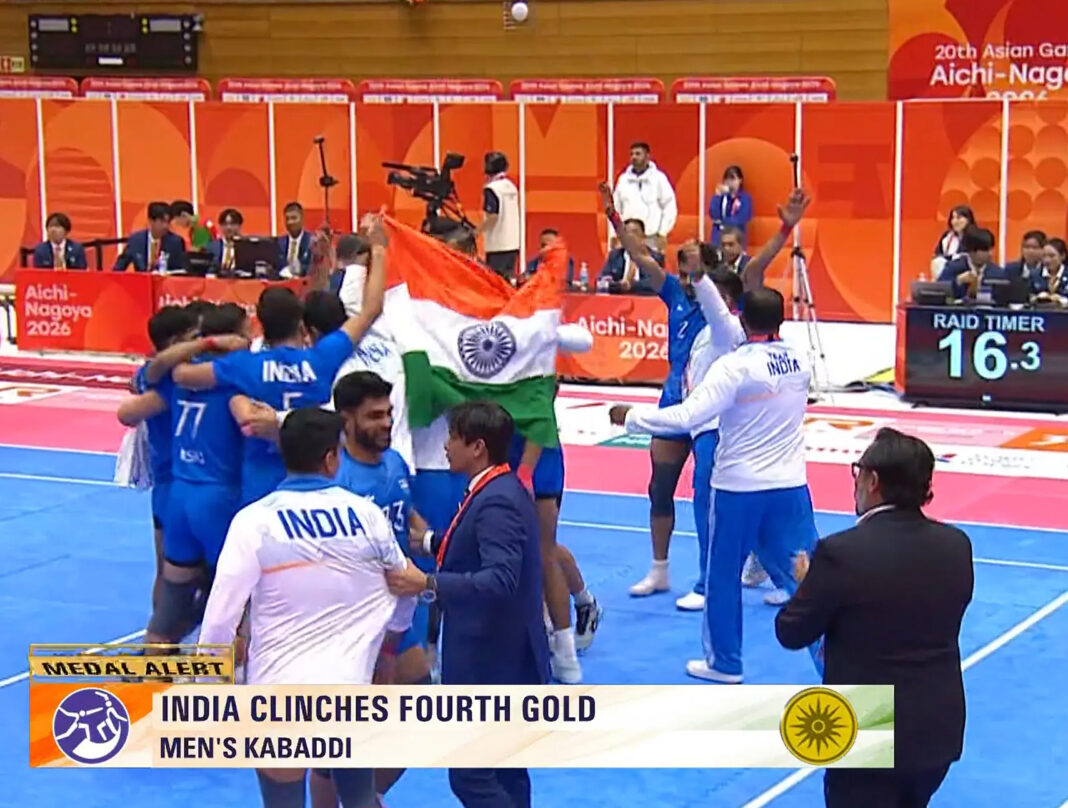 india kabaddi double gold medal asian games 2026