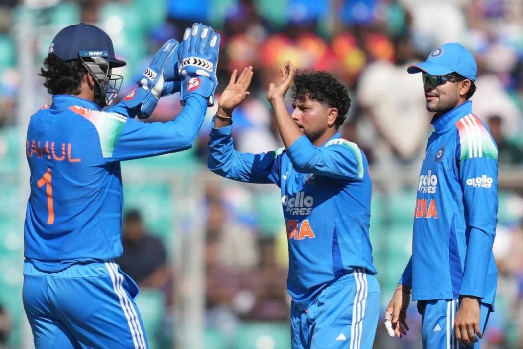 Kuldeep yadav Ind vs WI scorecard