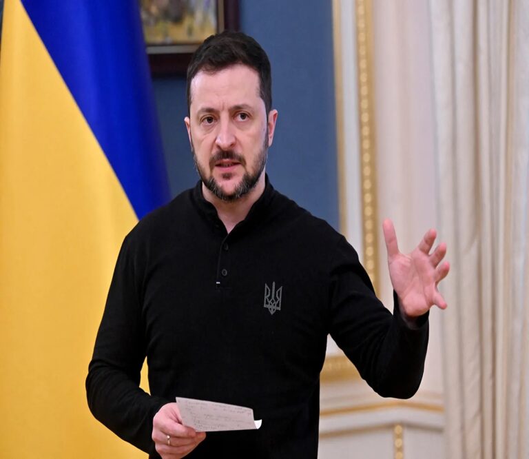 Ukrainian President Volodymyr Zelensky