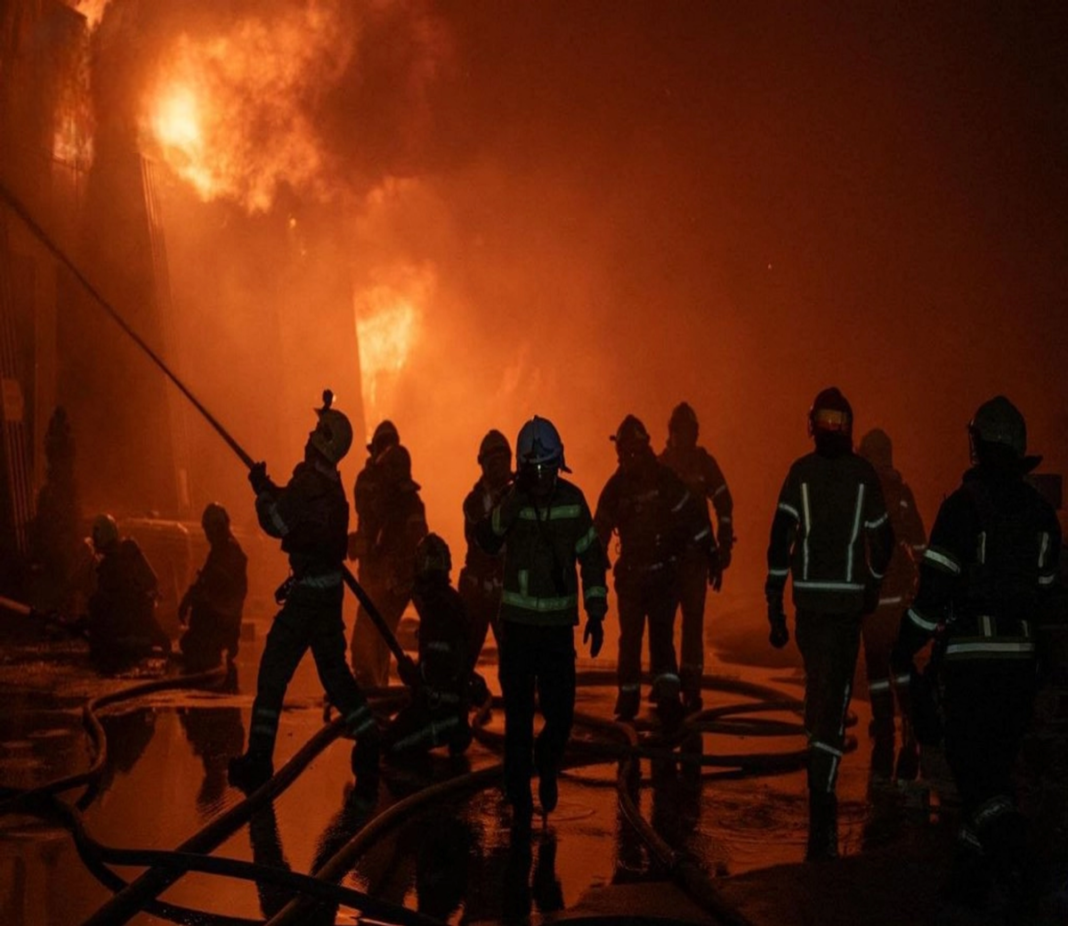 Zelensky TV Studio Destroyed