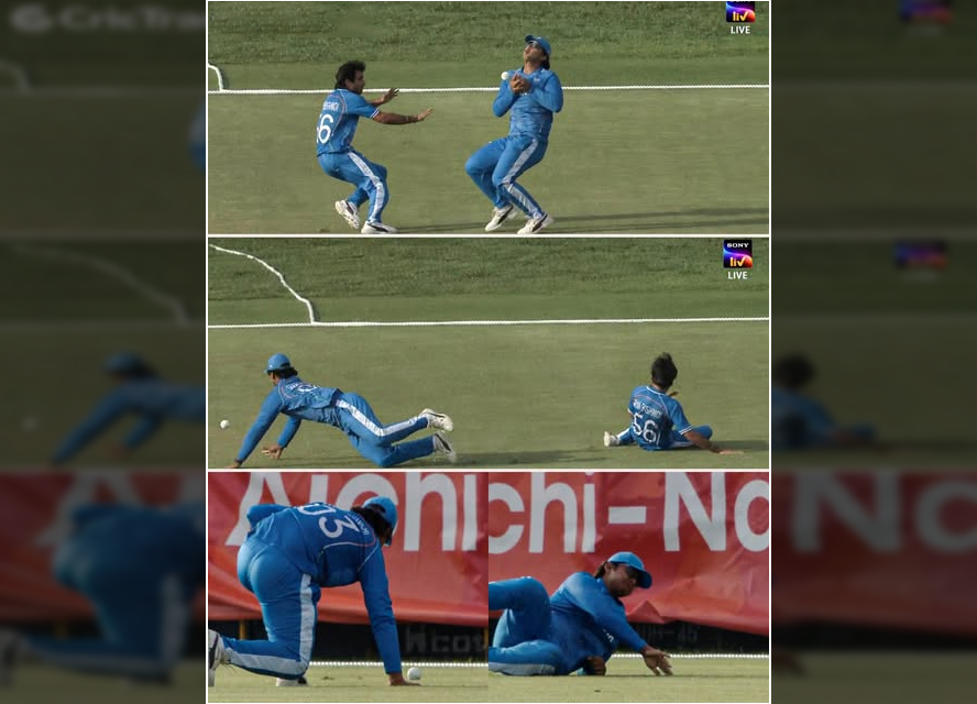 Vaibhav and Ravi bishnoi drops catch